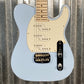 G&L USA Fullerton Deluxe ASAT Z3 Sonic Blue Guitar & Bag Used