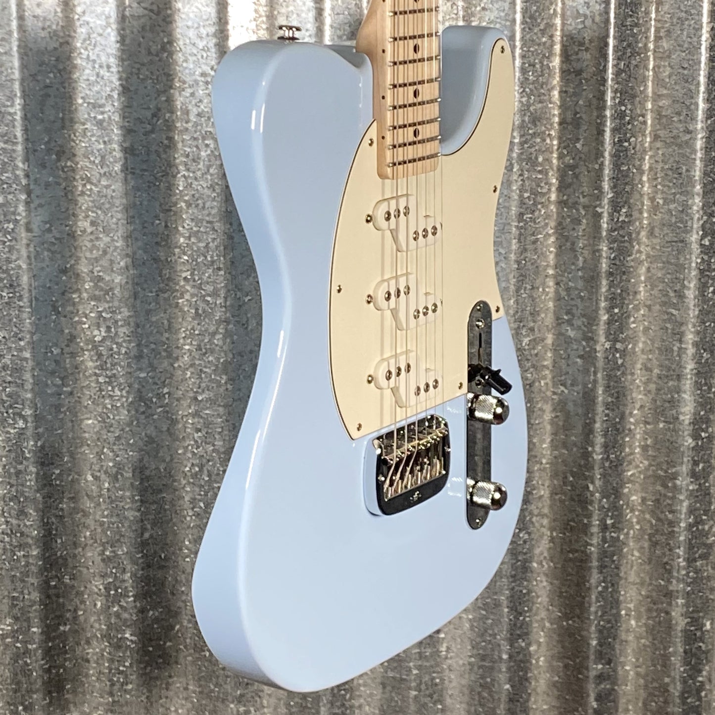 G&L USA Fullerton Deluxe ASAT Z3 Sonic Blue Guitar & Bag Used