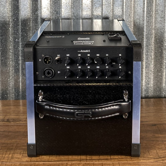 GR Guitar BF Acoustic 5 80 Watt 1x5 2 Channel with Effects Guitar Amplifier Combo Black Fiber Demo