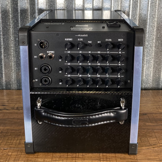 GR Guitar BF Acoustic 6 120 Watt 1x8 3 Channel with Effects Guitar Amplifier Combo Black Fiber Demo