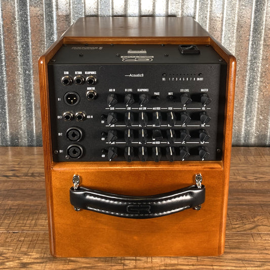 GR Guitar WD Acoustic 8 140 Watt 4 Channel 8 with Effects Acoustic Wood Amplifier Combo Demo