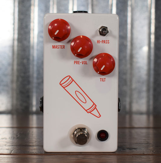 JHS Pedals Crayon Preamp DI Tone Distortion Fuzz Guitar Effect Pedal Demo