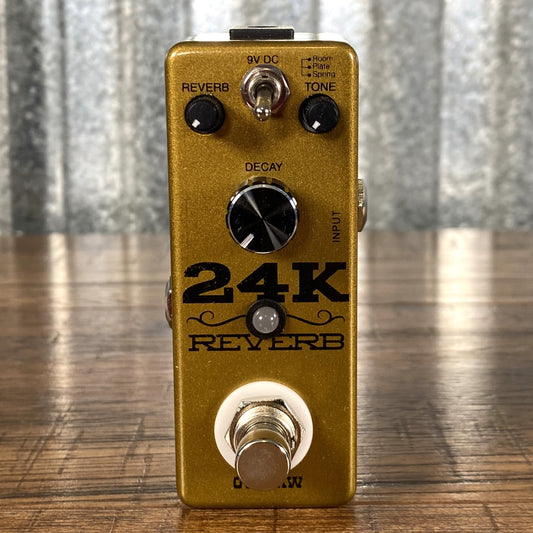 Outlaw Effects 24K Reverb Compact Guitar Effect Pedal Demo