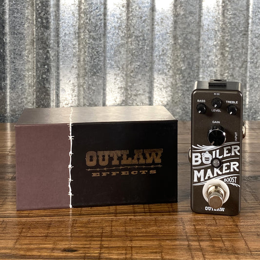 Outlaw Effects Boilermaker Boost 20db Guitar Effect Pedal Demo