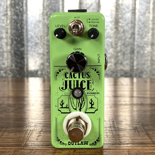Outlaw Effects Cactus Juice 2 Mode Screamer Style Overdrive Guitar Effect Pedal Demo