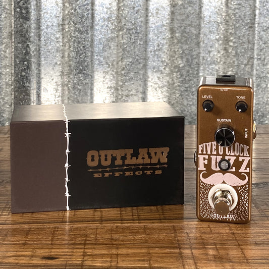 Outlaw Effects Five O'Clock Fuzz Guitar Effect Pedal Demo
