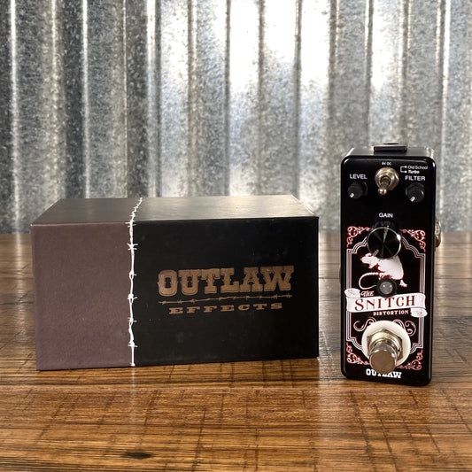 Outlaw Effects The Snitch Distortion Guitar Effect Pedal Demo