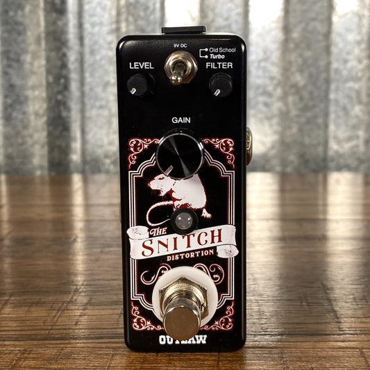 Outlaw Effects The Snitch Distortion Guitar Effect Pedal Demo