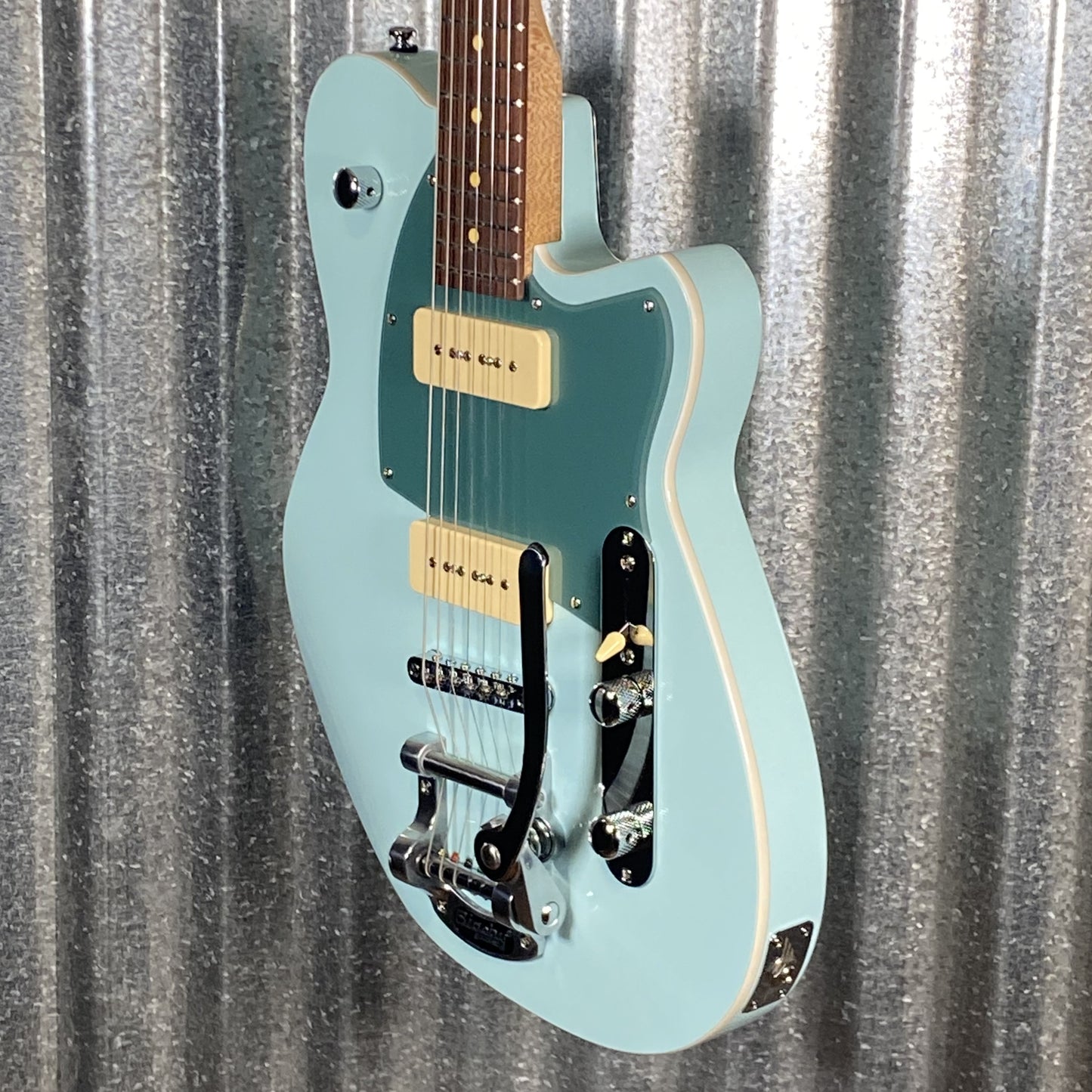 Reverend Charger 290 Bigsby Chronic Blue Guitar Used