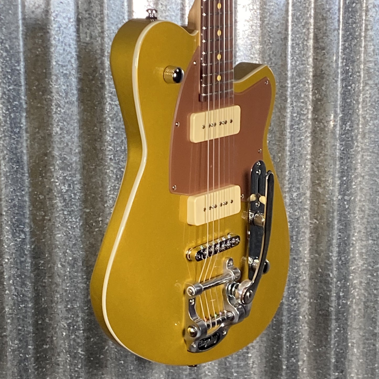 Reverend Charger 290 Bigsby Venetian Gold Guitar Used