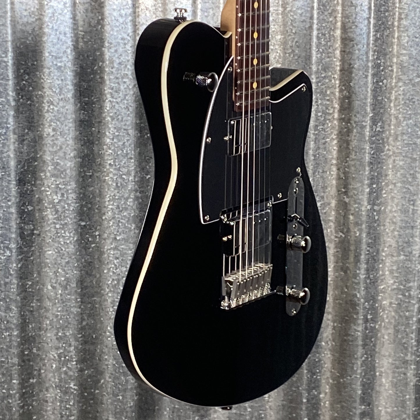 Reverend Crosscut Midnight Black Guitar Used