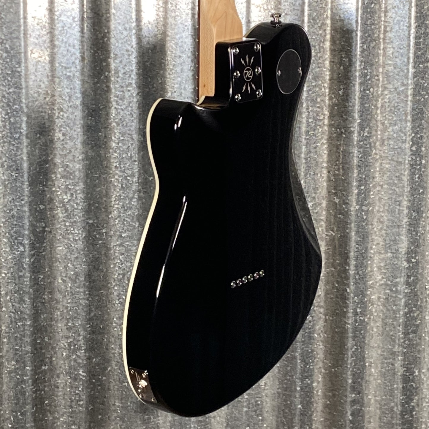 Reverend Crosscut Midnight Black Guitar Used