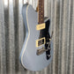 Reverend Double Agent W Metallic Silver Freeze Guitar Used