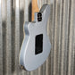 Reverend Double Agent W Metallic Silver Freeze Guitar Used