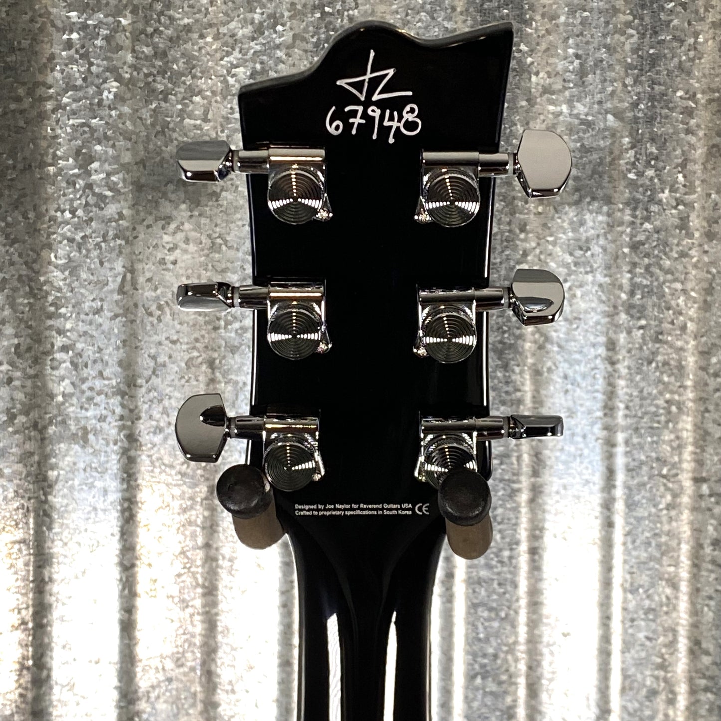 Reverend Roundhouse Jr Midnight Black Guitar Used