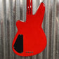 Reverend Thundergun 4 String Bass Transparent Cherry Used