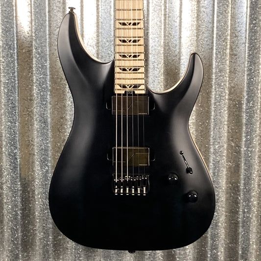 Schecter C-1 SLS Custom Hardtail Fishman Pickups Satin Black Guitar Used