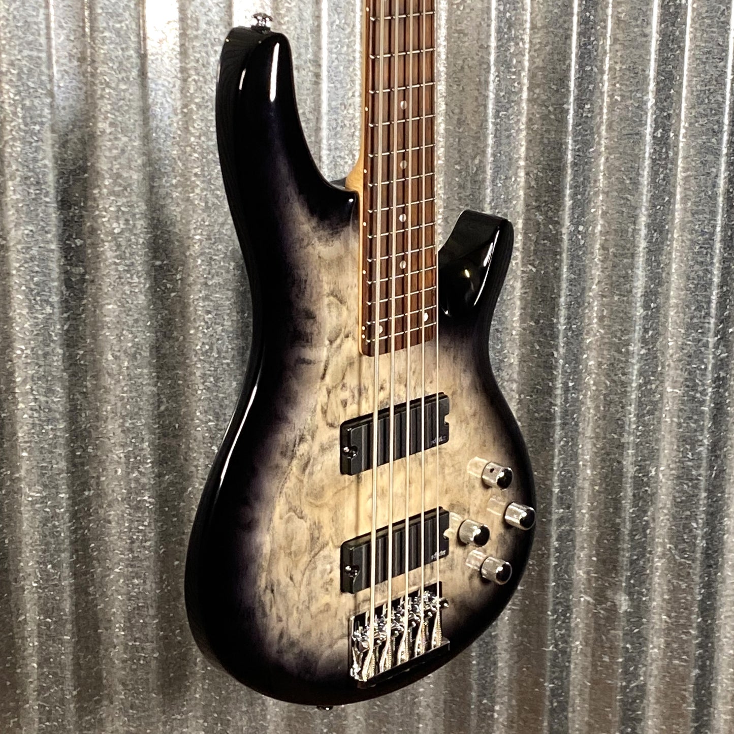 Schecter C-5 Plus 5 String Bass Charcoal Burst Used