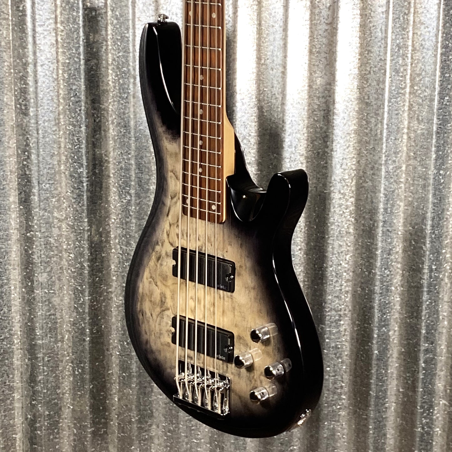 Schecter C-5 Plus 5 String Bass Charcoal Burst Used