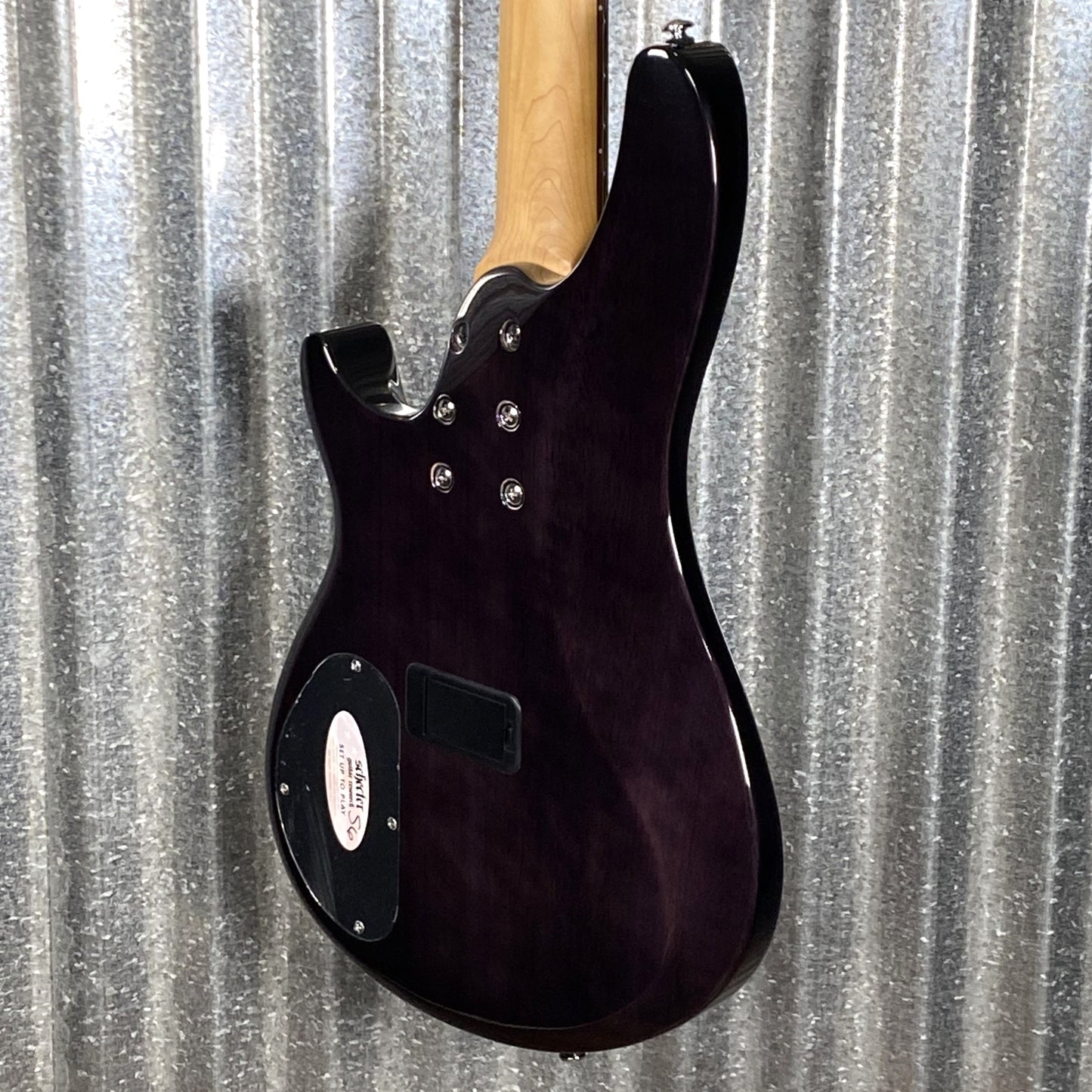 Schecter C-5 Plus 5 String Bass Charcoal Burst Used
