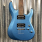 Schecter C-6 Deluxe Satin Metallic Light Blue Guitar Used