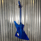 Schecter E-1 Electro-Resin Transparent Blue Seymour Duncan Guitar Used