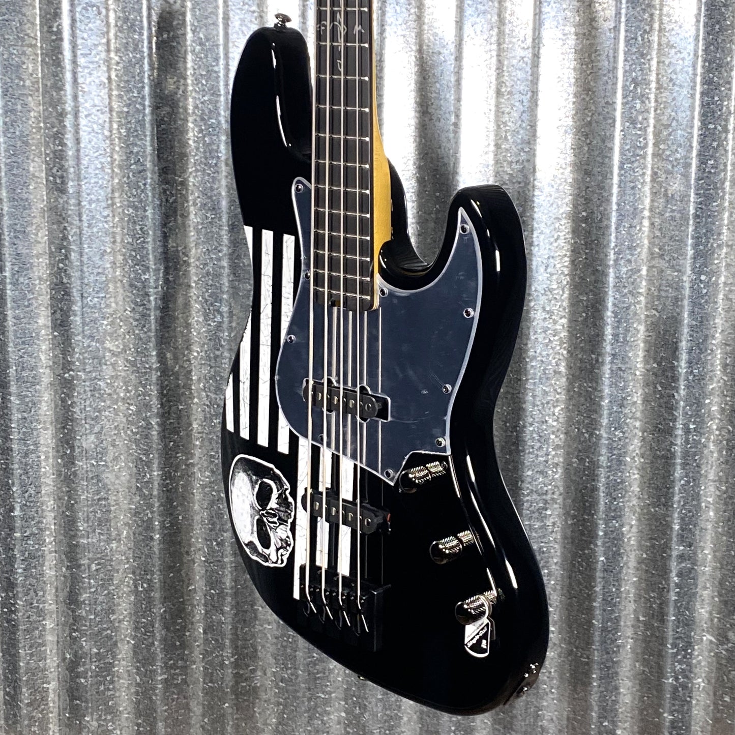 Schecter JD DeServio J-4 Black Label Society 4 String Jazz Bass Black Used