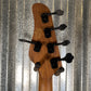 Schecter Model-T 5 Exotic 5 String Bass Natural Satin Black Limba Used