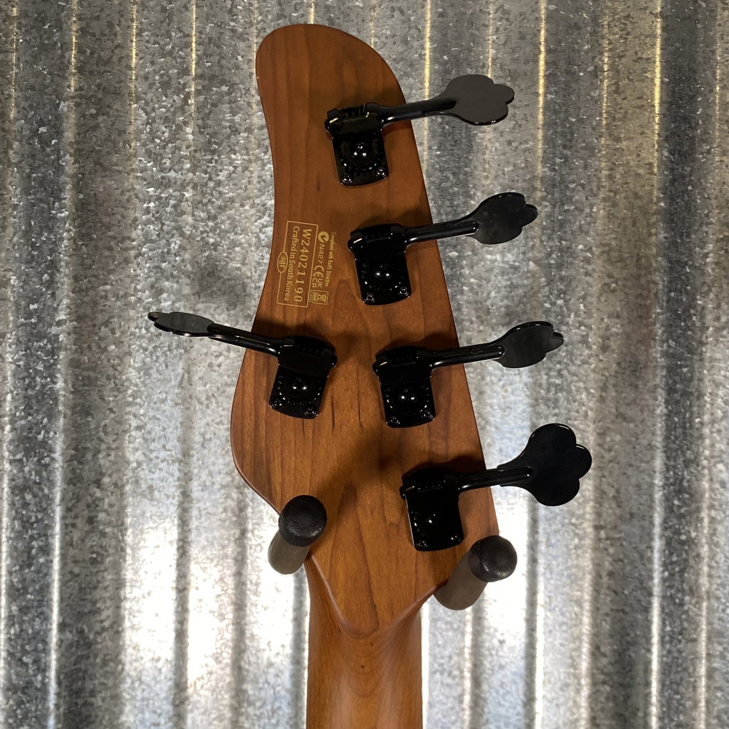 Schecter Model-T 5 Exotic 5 String Bass Natural Satin Black Limba Used