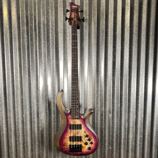Schecter Riot 4 String Bass Inferno Burst Used