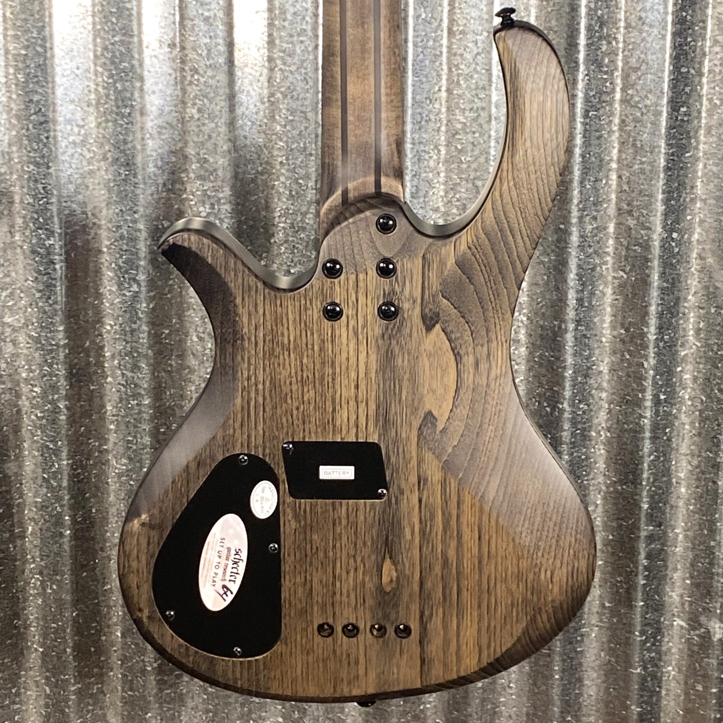 Schecter Riot 4 String Bass Inferno Burst Used