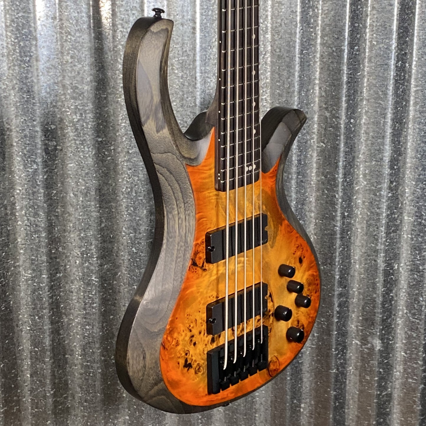 Schecter Riot 5 String Bass Inferno Burst Used