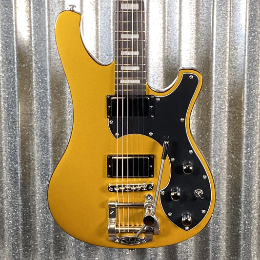 Schecter Stargazer 6 Vibrato Guitar Metallic Gold Used