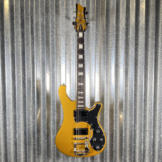 Schecter Stargazer 6 Vibrato Guitar Metallic Gold Used