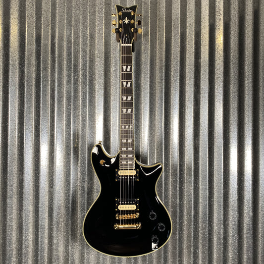 Schecter Tempest Custom Gloss Black Guitar Used