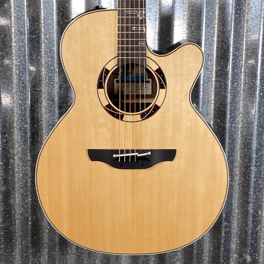 Takamine TSF48C NEX Santa Fe Natural Acoustic Electric Guitar & Case Japan Used