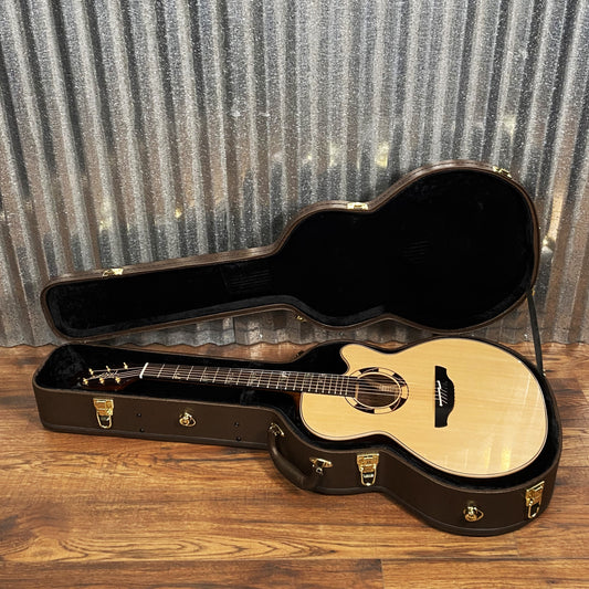 Takamine TSF48C NEX Santa Fe Natural Acoustic Electric Guitar & Case Japan Used