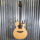 Takamine TSF48C NEX Santa Fe Natural Acoustic Electric Guitar & Case Japan Used
