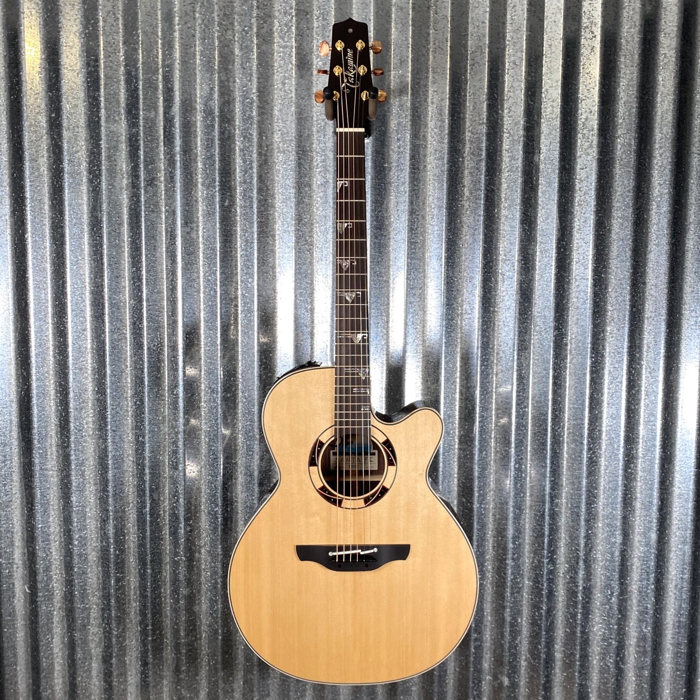 Takamine TSF48C NEX Santa Fe Natural Acoustic Electric Guitar & Case Japan Used