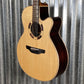 Takamine TSF48C NEX Santa Fe Natural Acoustic Electric Guitar & Case Japan Used