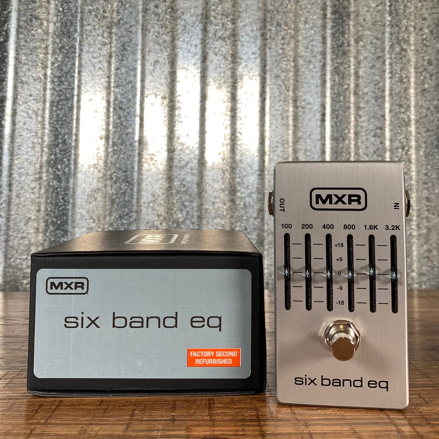 Dunlop MXR M109S Six Band Graphic Eq Equalizer M-109 Guitar Effect Pedal 6 Band B Stock