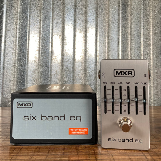 Dunlop MXR M109S Six Band Graphic Eq Equalizer M-109 Guitar Effect Pedal 6 Band B Stock