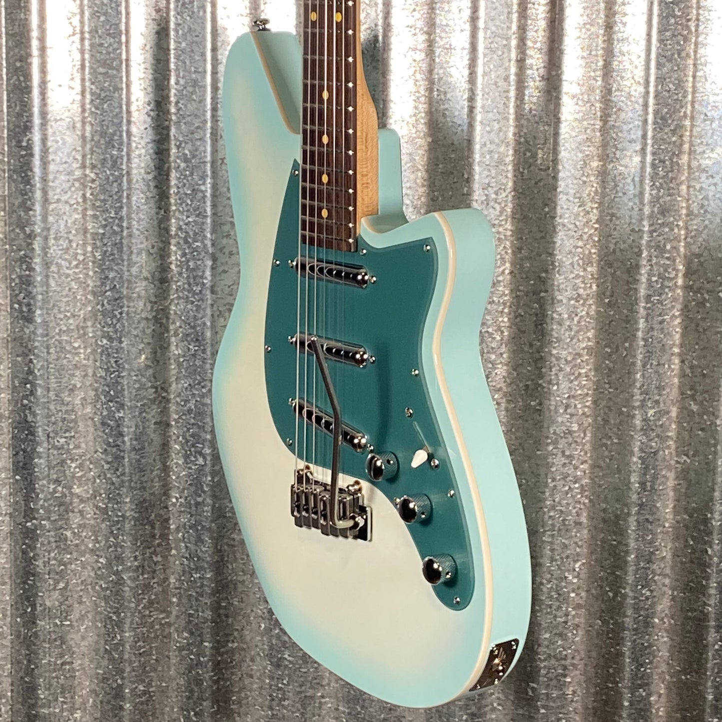 Reverend SPY Chronic Blue Burst 3 Power Tube Pickup Electric Guitar #68574
