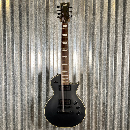 ESP LTD EC-257 Eclipse 7 String Black Satin Guitar LEC257BLKS #0389 Used