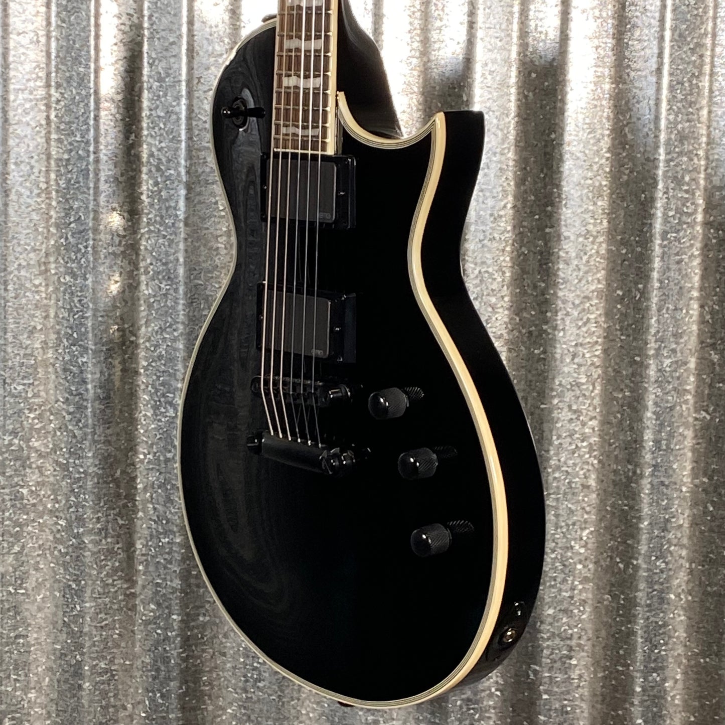 ESP LTD EC-401 Eclipse EMG Black Guitar LEC401BLK #1445 Used