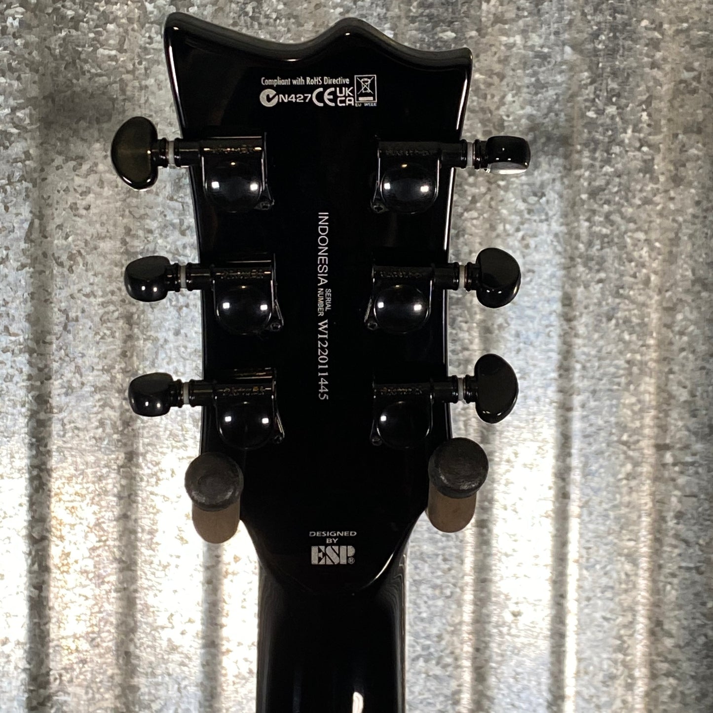 ESP LTD EC-401 Eclipse EMG Black Guitar LEC401BLK #1445 Used