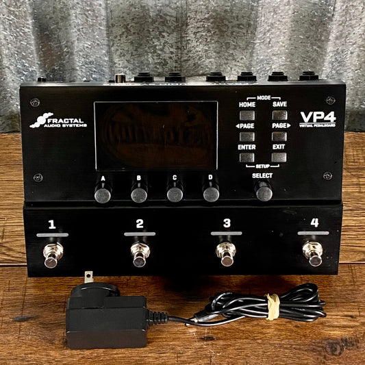Fractal Audio VP4 Virtual Pedalboard Guitar Bass Multi Effect Pedal Used