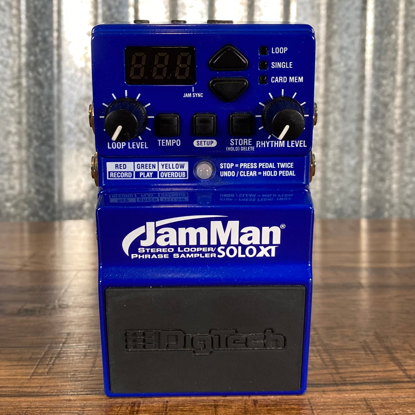 Digitech JamMan Solo XT Stereo Looper Phrase Sampler Guitar Bass Effect Pedal Used