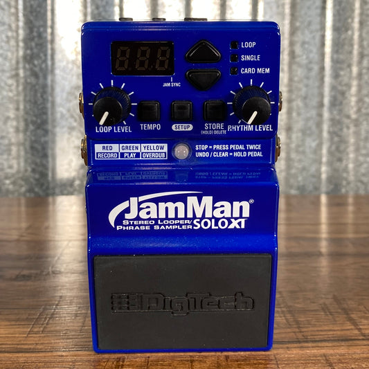 Digitech JamMan Solo XT Stereo Looper Phrase Sampler Guitar Bass Effect Pedal Used