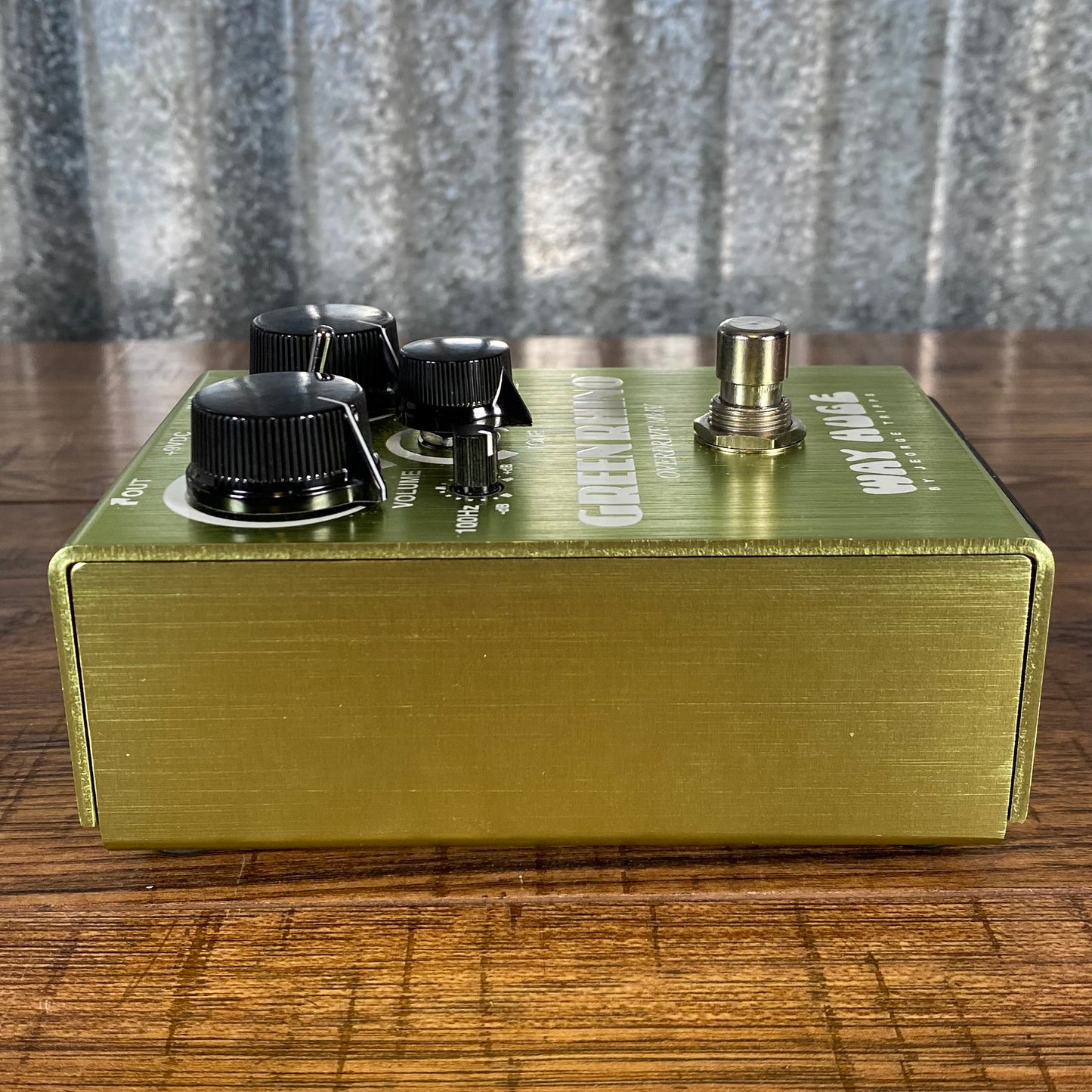 Dunlop Way Huge Electronics WHE207 Green Rhino Overdrive MKIV Guitar Effect Pedal Used